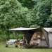 Палатка с навесом Naturehike Village CNK2300ZP022, коричневая большая