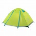Палатка двухместная Naturehike P-Series NH18Z022-P, 210T/65D, светлая салатная