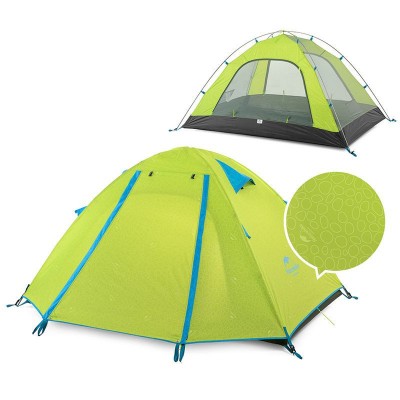 Палатка двухместная Naturehike P-Series NH18Z022-P, 210T/65D, светлая салатная