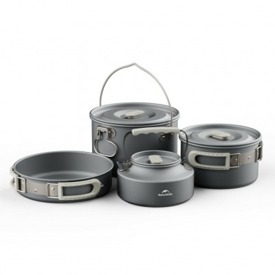 Кастрюля Naturehike CNK2450CF010, 1.7 л, алюминий