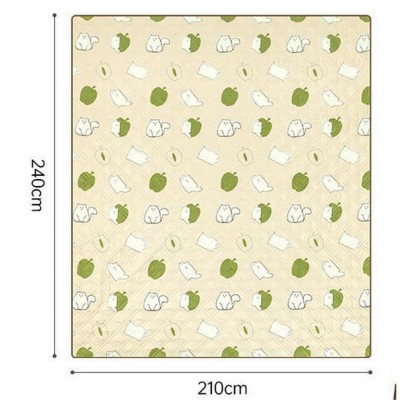 Коврик для пикника Naturehike 210*240 CNK2350WS010, бежевый с котами