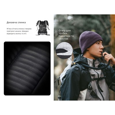 Рюкзак туристический Naturehike CNK2300016, 30+5 л, коричневый