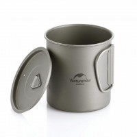 Кружка титановая с ручкой 200 мл Naturehike NH20CJ005