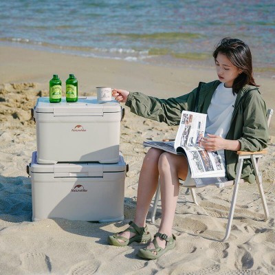 Туристический холодильник до 36 часов Naturehike CNK2300BS012, 30 л, бежевый
