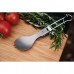 Ложко-вилка титановая складная Naturehike NH19C001-J серая с мешочком