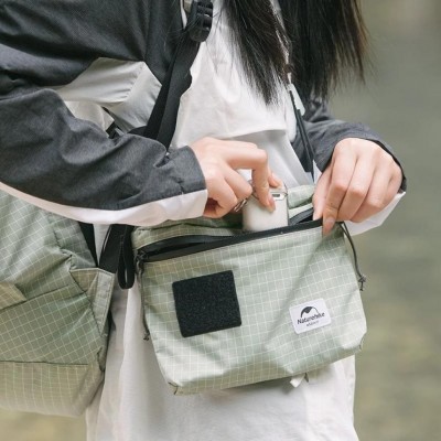 Сумка имела Naturehike NH20BB204, 3л, графит в клеточку