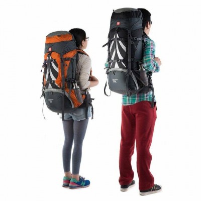 Рюкзак туристический Naturehike NH70B070-B, 70 л+5 л, оранжевый