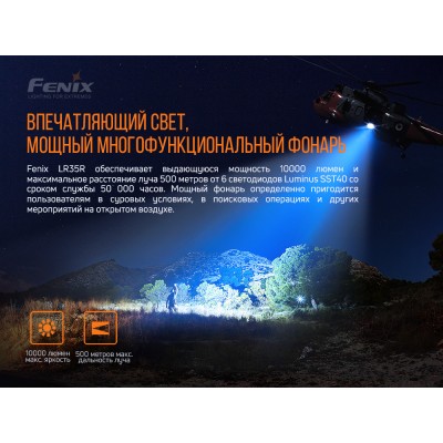 Фонарь ручной Fenix LR35R