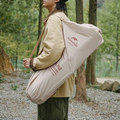 Самонадувающийся матрас 10 см одинарный Naturehike NH20FCD08, бежевый