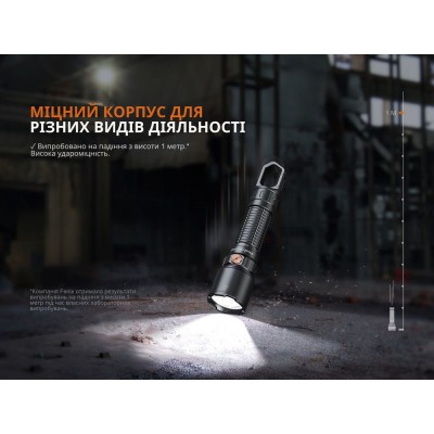 Фонарь профессиональный Fenix WF25RM с магнитной зарядкой