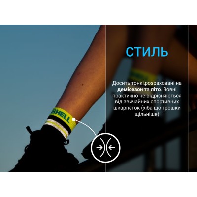 Носки водонепроницаемые Dexshell Pro visibility Cycling, р-р M (39-42), черные