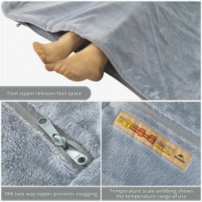 Спальный мешок - подушка Naturehike CNK2300SD022, светло-серый