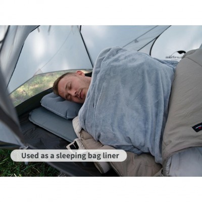 Спальный мешок - подушка Naturehike CNK2300SD022, светло-серый
