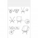 Кресло складное Naturehike Clamshell 001 Triangle Folding Moon Chair, черный