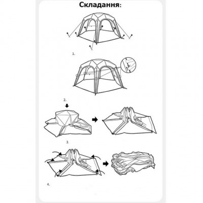Тент для кемпинга Naturehike CNK230WS014, 4.6м*4,0м, бежевый