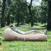 Матрас надувной одноместный с подголовником и встроенной помпой Naturehike CNH22DZ027, бежевый.