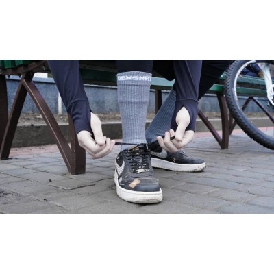 Носки водонепроницаемые Dexshell Terrain Walking, p-p XL, серые