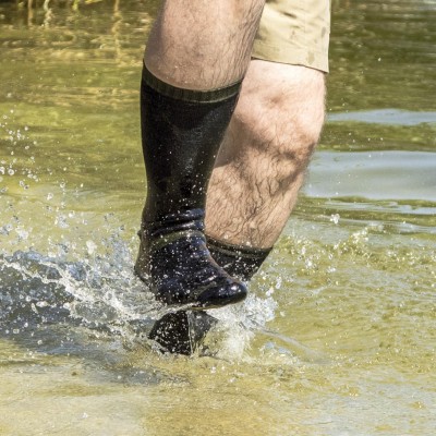 Носки водонепроницаемые Dexshell Trekking, р-р ХL, с зеленой полоской