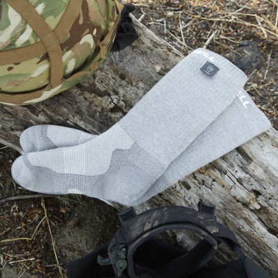 Носки водонепроницаемые Dexshell Terrain Walking, p-p XL, серые