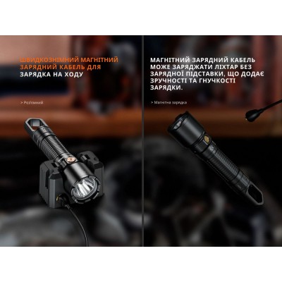Фонарь профессиональный Fenix WF25RM с магнитной зарядкой