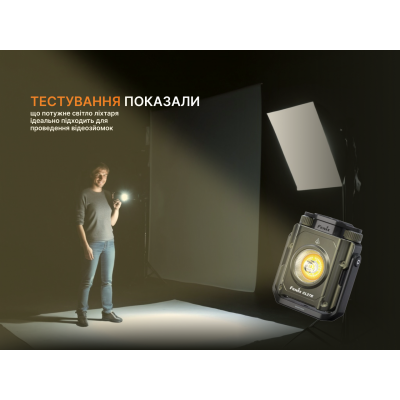 Фонарь прожектор Fenix CL27R зеленый