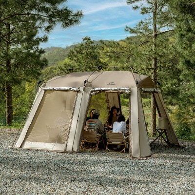 Палатка Naturehike Village CNH23ZP12003, коричневая
