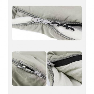 Спальный мешок с капюшоном с обычным мешком для хранения Naturehike M300 CNK2350WS023, серый, правый