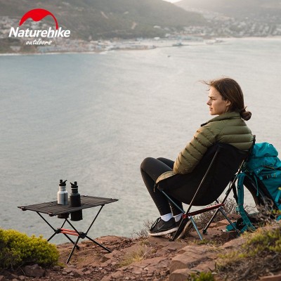 Раскладной стол облегченный Naturehike NH19Z027-Z, сетка/карбон, черный