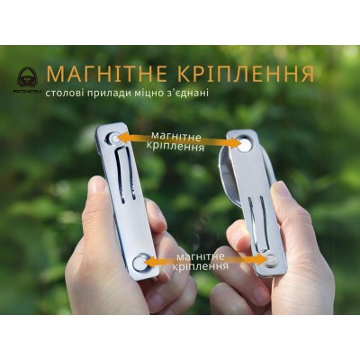 Набор столовых приборов Roxon C2 2 in1 (ложка, вилка), нержавеющая сталь.