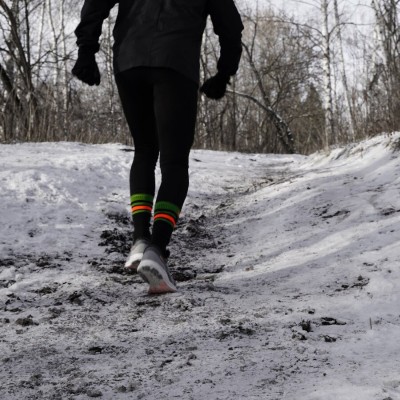 Носки водонепроницаемые Dexshell Ultra Dri Sports, р-р S, с оранжевой полосой
