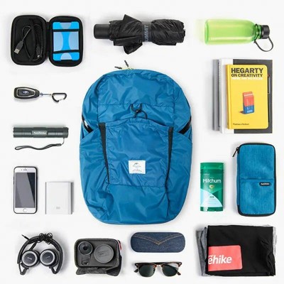 Рюкзак компактный Naturehike Ultralight NH17A017-B 22 л, голубой