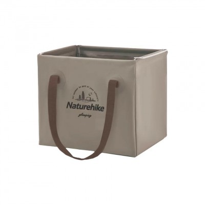 Складной контейнер для воды из ПВХ Naturehike CNH22SN002, 20л, светло-коричневый