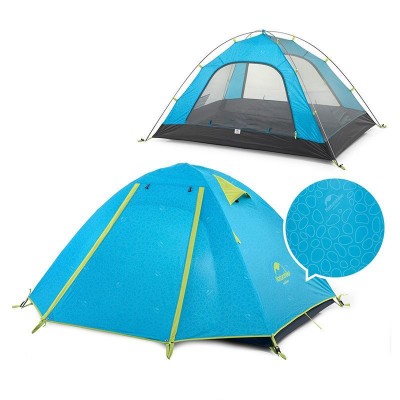 Палатка трехместная Naturehike P-Series NH18Z033-P 210T/65D, голубой