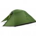 Палатка сверхлегкая одноместная с футпринтом Naturehike Cloud Up 1 Updated NH18T010-T, 20D, темно-зеленый