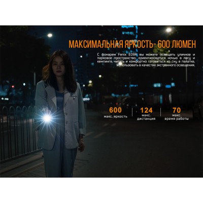 Фонарь ручной Fenix E09R