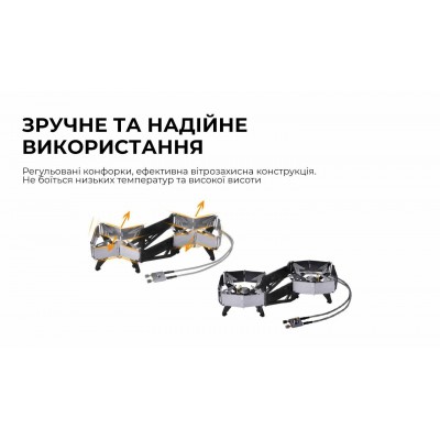 Газовая горелка двойная BRS-32