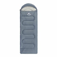 Спальный мешок Naturehike Y150L NH21MSD08, правый, серо-голубой