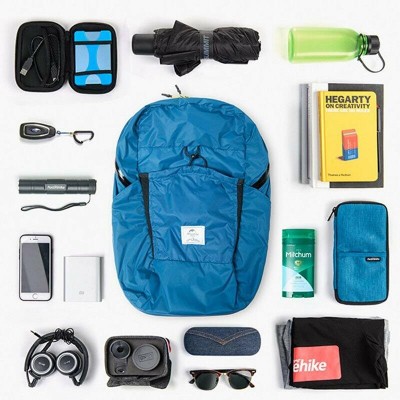 Рюкзак компактный Naturehike Ultralight NH17A017-B 22 л, черный