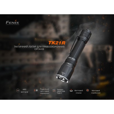 Фонарь ручной Fenix TK21R