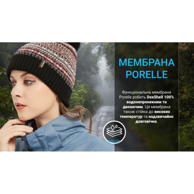 Шапка водонепроницаемая Dexshell, р-р L/XL (58-60 см), разноцветная.