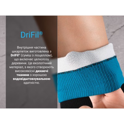 Носки водонепроницаемые Dexshell Running Lite, р-р S, голубые