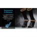 Носки водонепроницаемые Dexshell Hytherm Pro Socks, размер М (39-42), черные с коричневой полосой