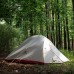 Палатка сверхлегкая трехместная с футпринтом Naturehike Cloud Up 3 Updated NH18T030-T, 20D, темно-зеленый