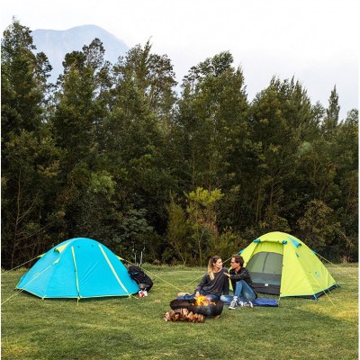 Палатка четырехместная Naturehike P-Series NH18Z044-P 210T/65D, голубой
