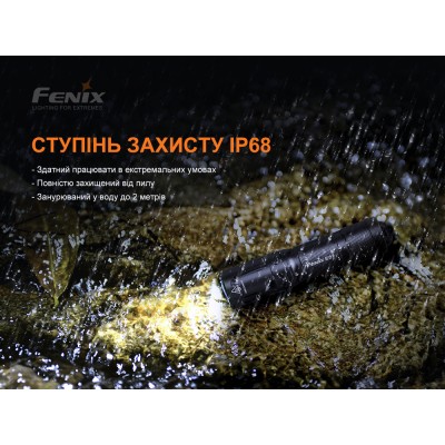 Фонарь ручной Fenix E01 V2.0 голубой