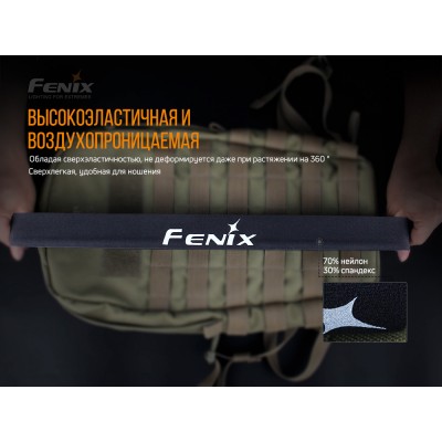 Повязка на голову Fenix AFH-10 оранжевая
