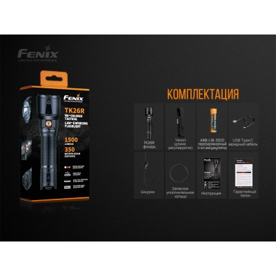 Фонарь ручной Fenix TK26R