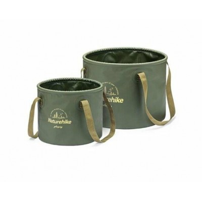 Складное ведро для воды из ПВХ Naturehike NH20SJ040, 20 л, зеленый