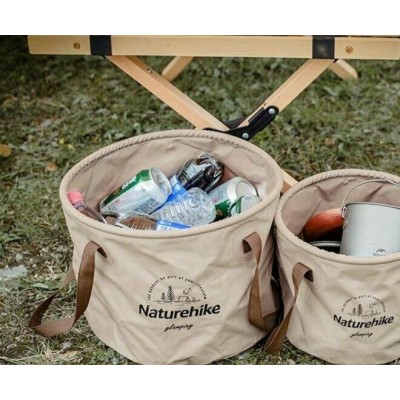 Складное ведро для воды из ПВХ Naturehike NH20SJ040, 20 л, зеленый