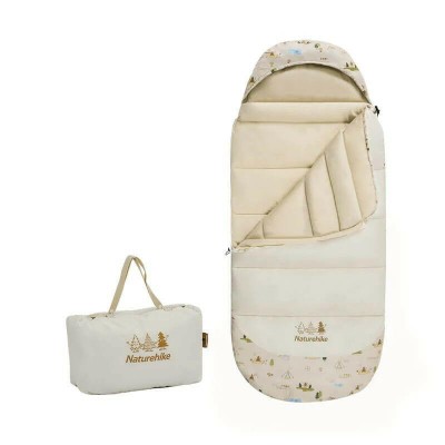 Детский спальник с капюшоном Naturehike B180 CNH22SD001, бежевый